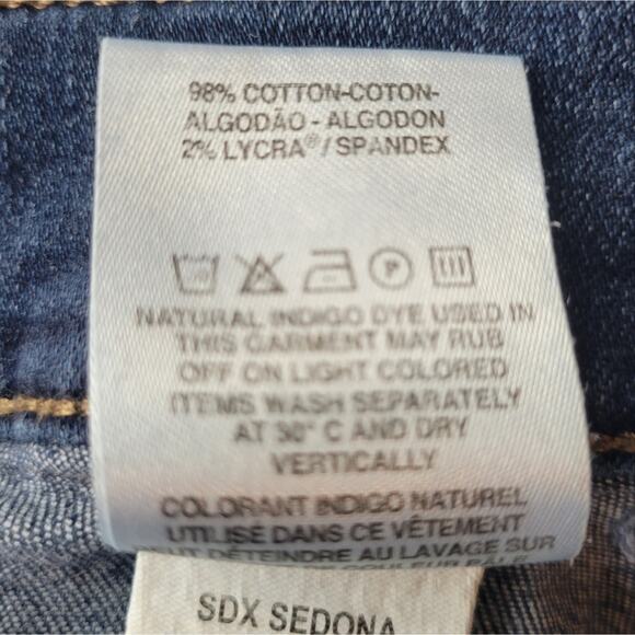 Warp + Weft Maternity Short Jean Denim Size 6/28 - Picture 8 of 9